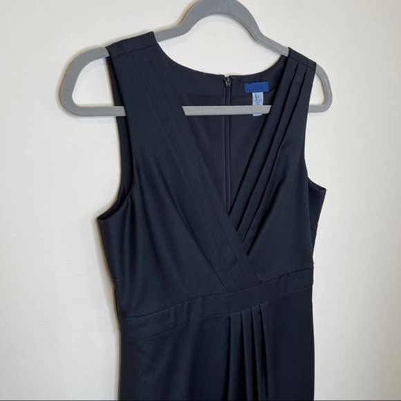 J. Crew Gray Wool Pleated Sleeveless Sheath Dress 6 - Picture 6 of 7